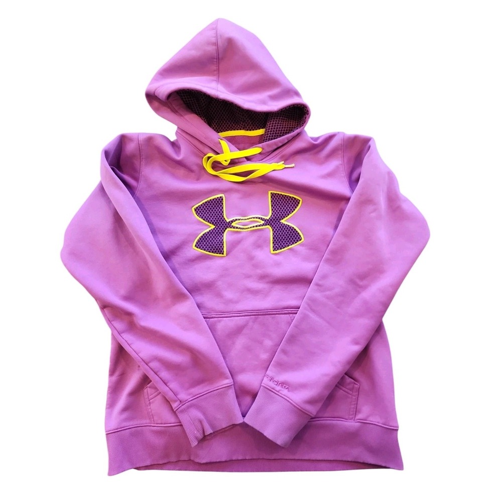 Under‎ Armour Storm Cold Gear Hoodie Sweatshirt Women's Size Small Purple